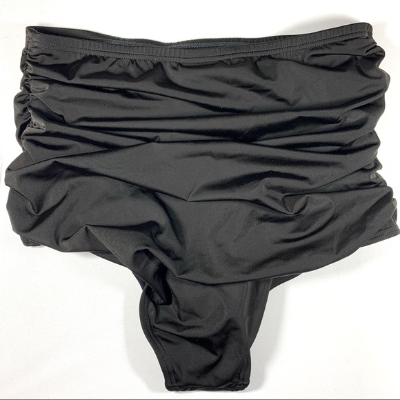 UO Out from Under High Waist Ruched Swim Bottoms M - Picture 5 of 9